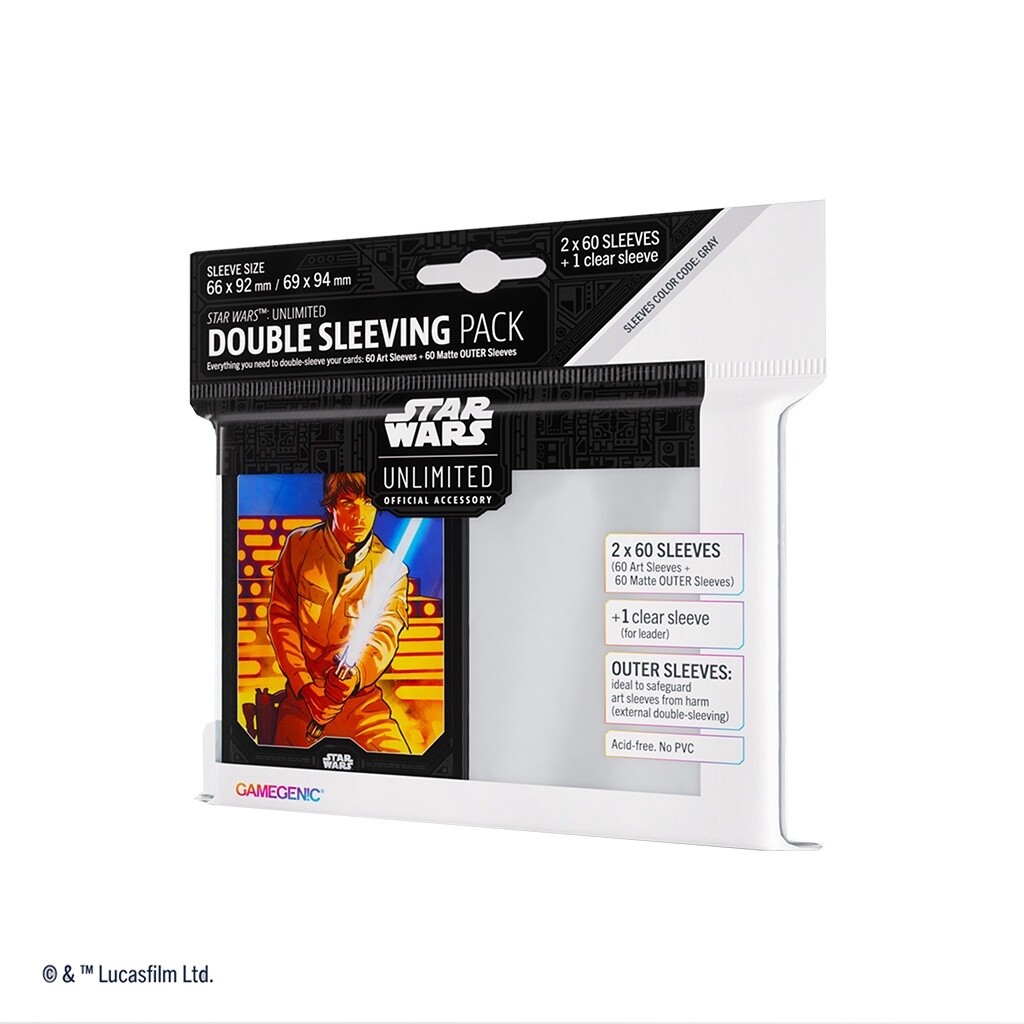 Sleeve: Star Wars Unlimited Double Pack Luke Skywalker (120)