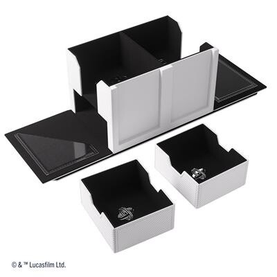 Deck Box: Star Wars Unlimited White Double Deck Pod