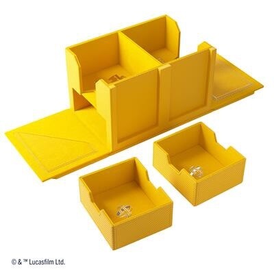 Deck Box: Star Wars Unlimited Yellow Double Deck Pod