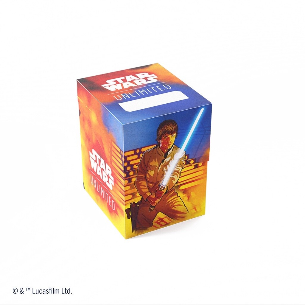 Deck Box: Star Wars Unlimited Luke &amp; Vader Soft Crate