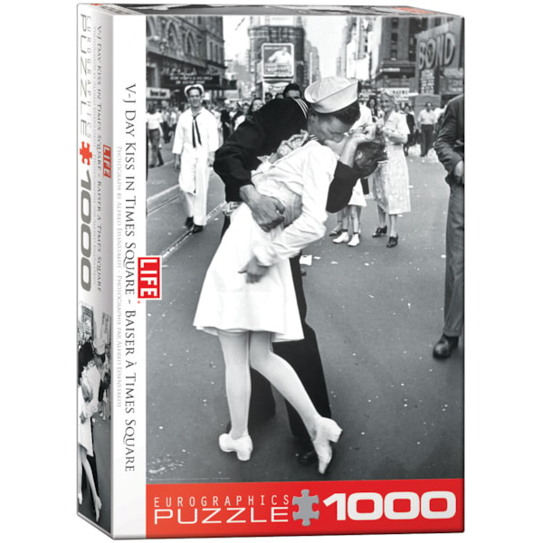 LIFE V-J Day Kiss in Times Square - 1000 Pieces