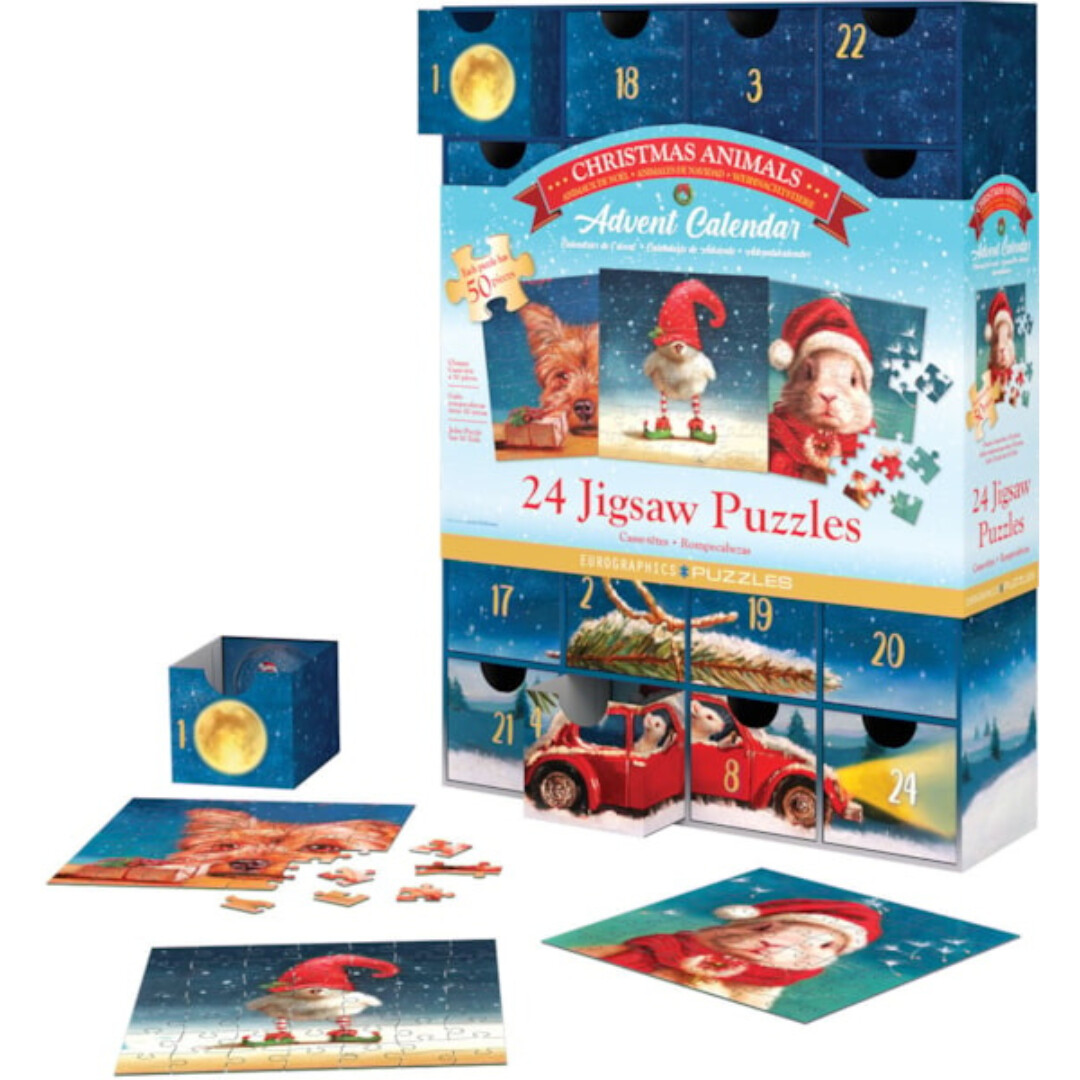 Advent: 24 Funny Animals - 50 Pieces