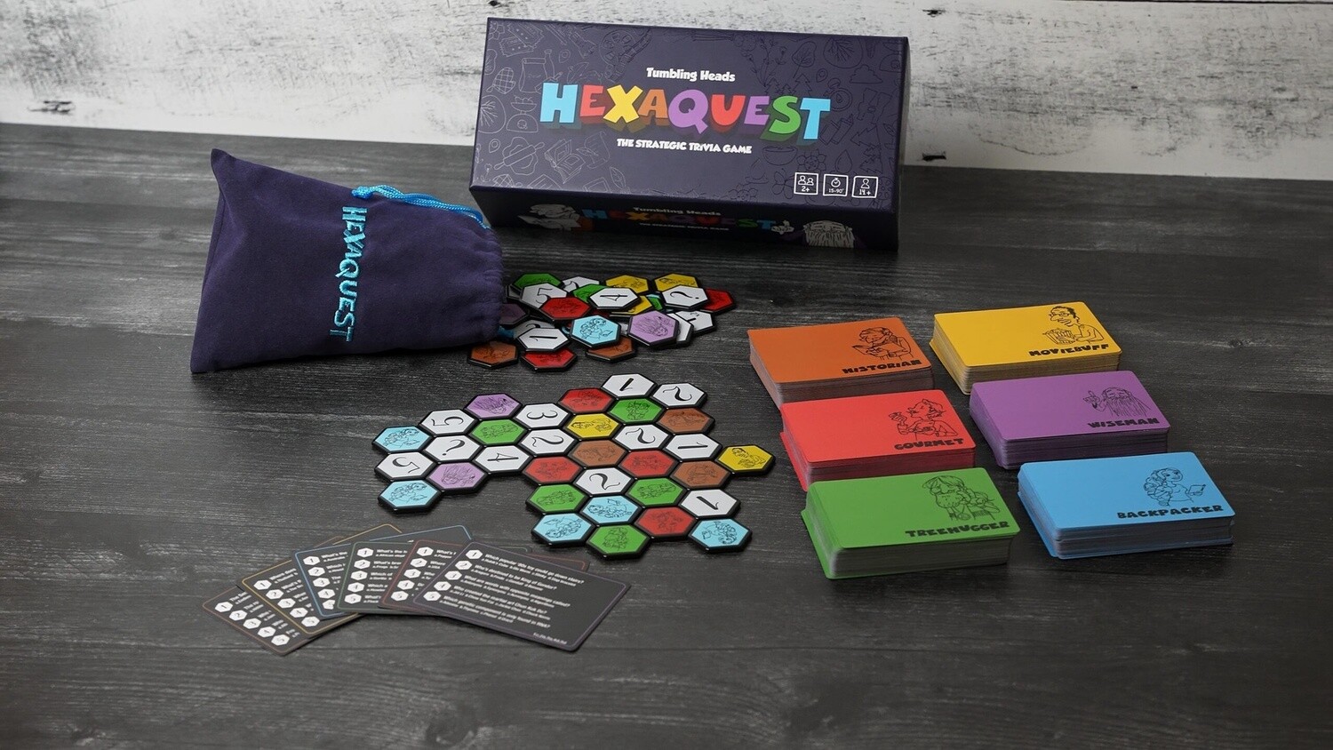 Hexaquest - The Strategic Trivia Game