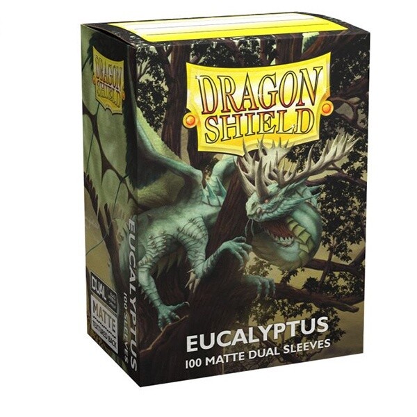 Dragon Shield Sleeves: Standard DUAL- Matte Eucalyptus &#39;Lehel&#39; (100)