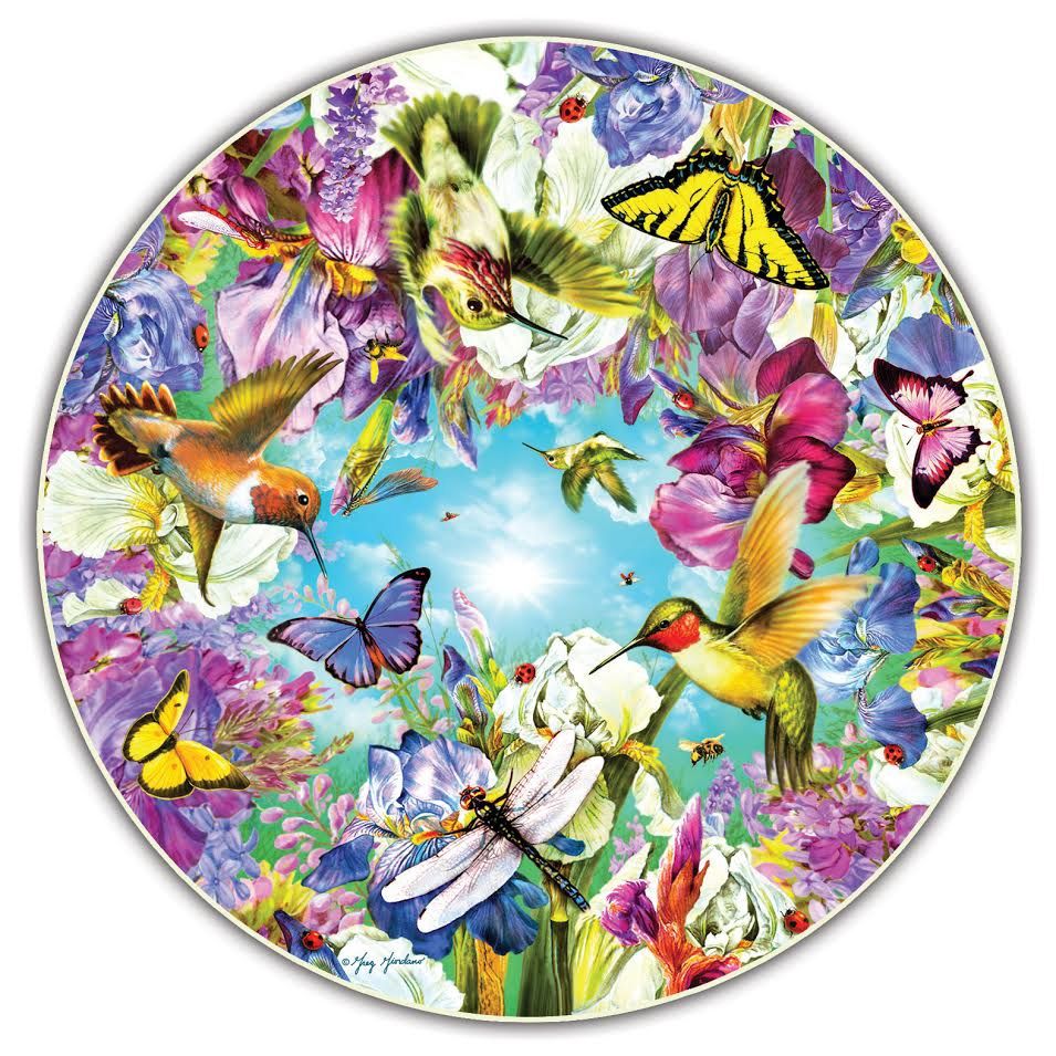 Hummingbirds Round (500)