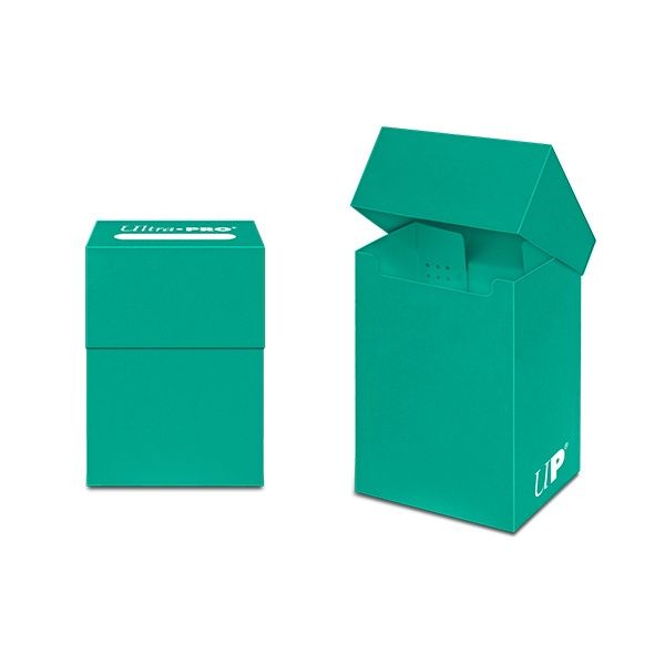 Deck Box: PRO 80+ Solid- Aqua, Bright