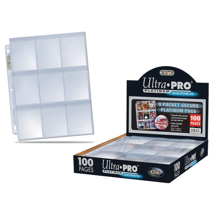 Pages: 9-Pocket: Secure Platinum Clear Single Page