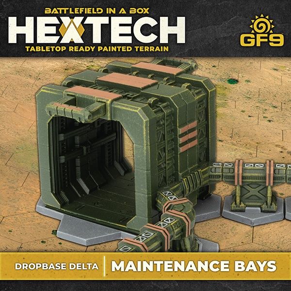 HexTech: Dropbase Delta Maintenance Bays (x8)