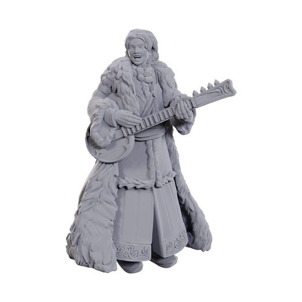 D&amp;D Nolzur&#39;s Marvelous Miniatures: Unpainted Minis- Wave 23- Ansalon Human Bard