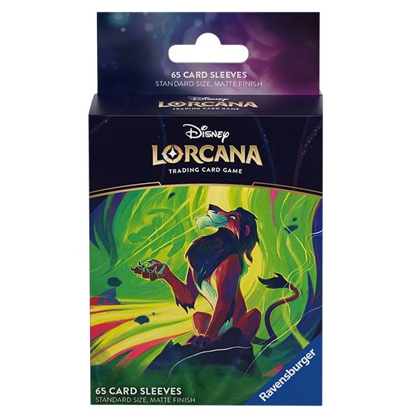 SLEEVES: Lorcana Azurite Sea - Scar, Vengeful Lion (65)