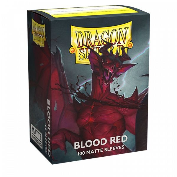 SLEEVE: Dragon Shield Standard Matte Blood Red &#39;Simurag&#39; 100ct