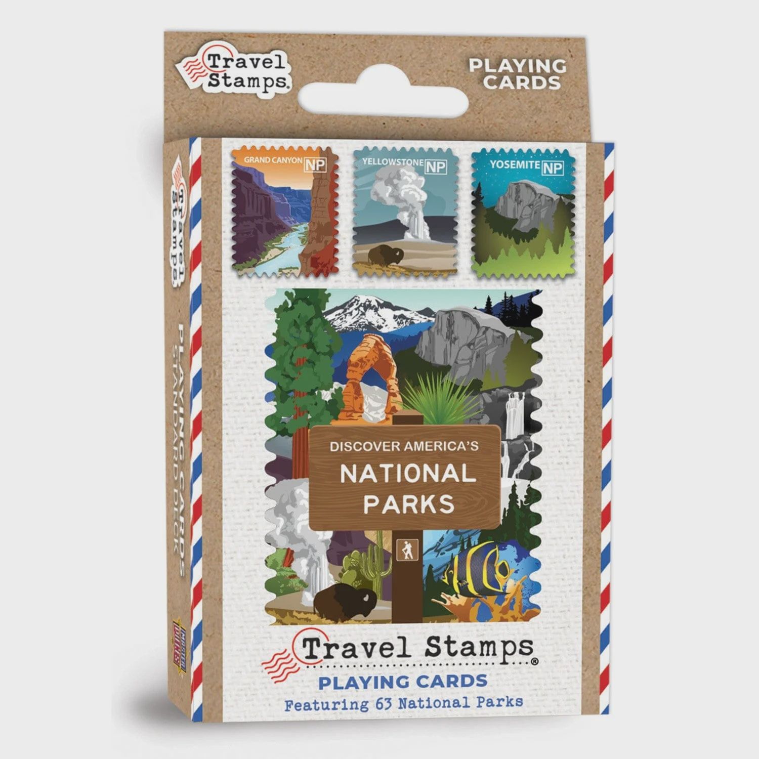 Playing Cards: Travel Stamps