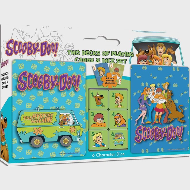 Scooby Doo 2-pack Playing Cards &amp; Dice Set