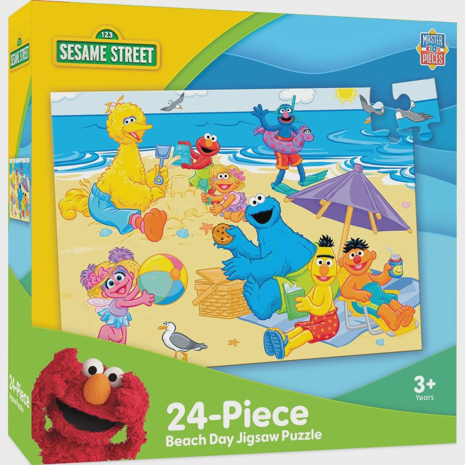 Sesame Street: Beach Day - 24 Pieces