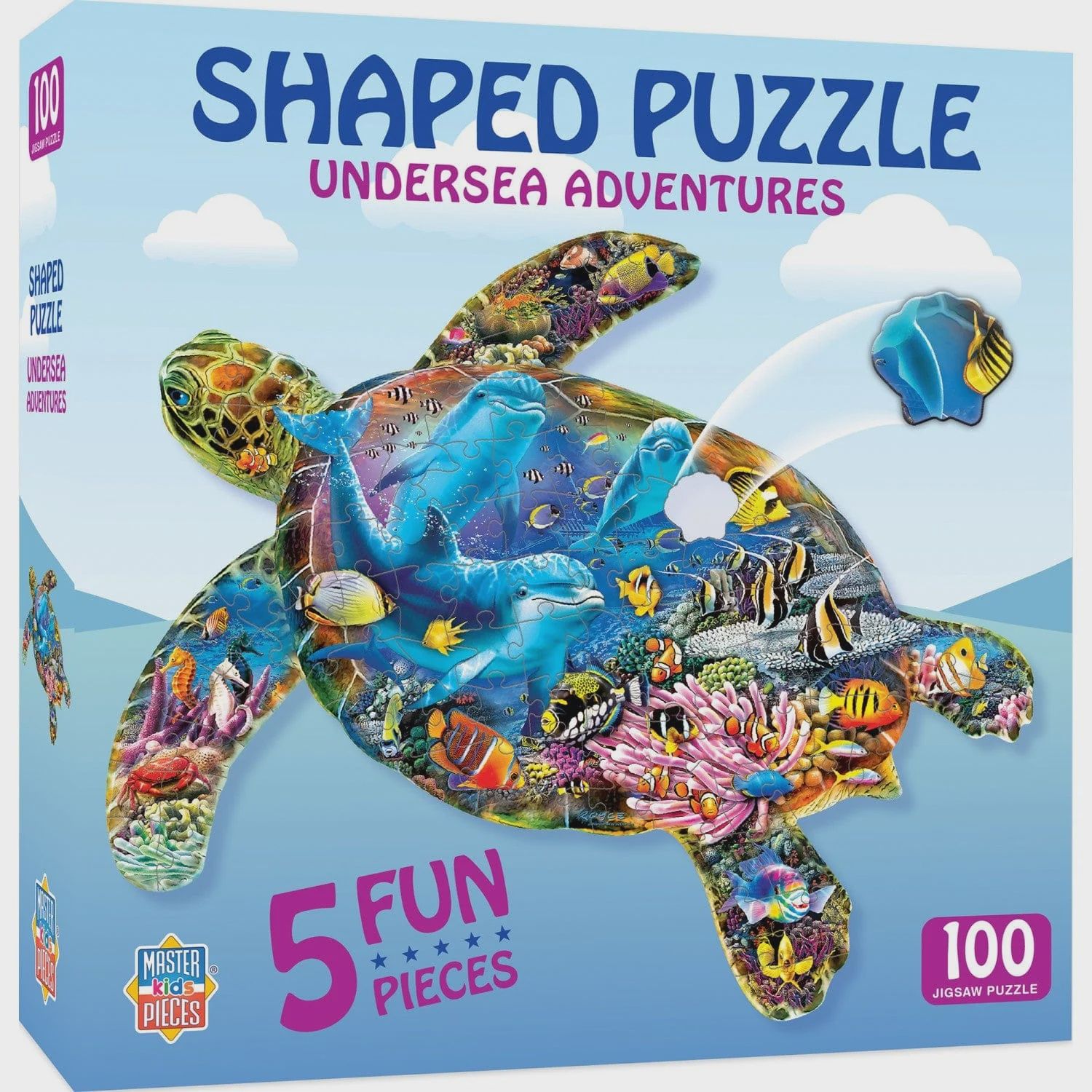 Undersea Adventures Shaped Puzzle - 100 Pieces