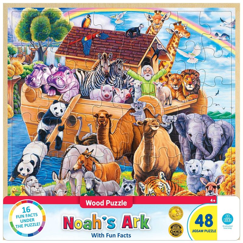 Noah's Ark Wood Puzzle - 48 Pieces
