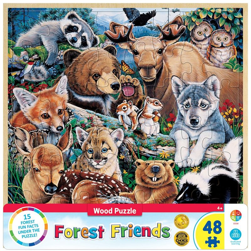 Forest Friends Wood Puzzle - 48 Pieces