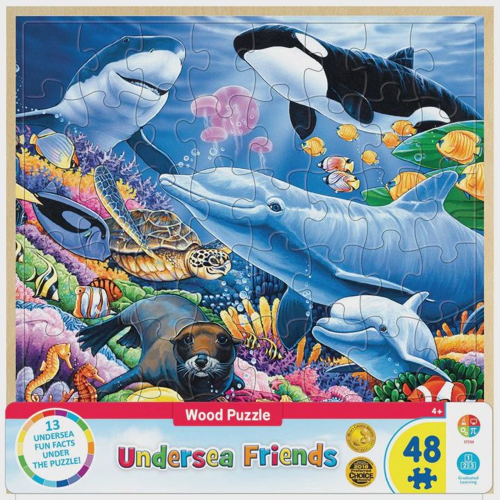 Undersea Friends Wood Puzzle - 48 Pieces