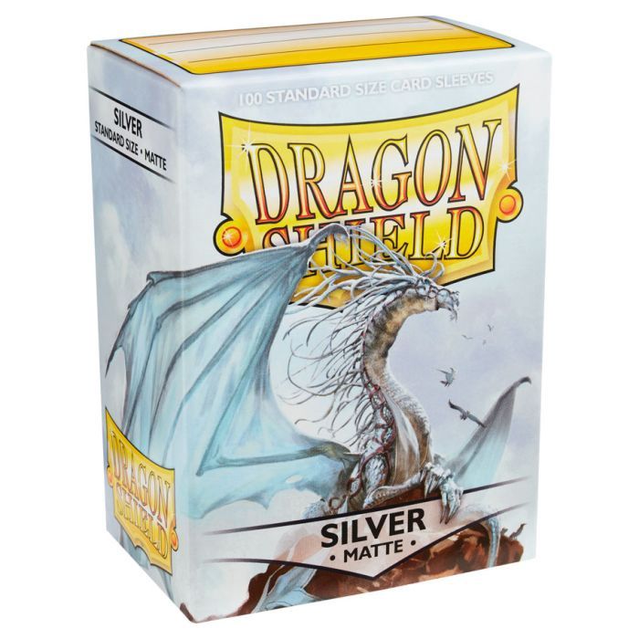 Dragon Shield Sleeves: Silver Matte (100)