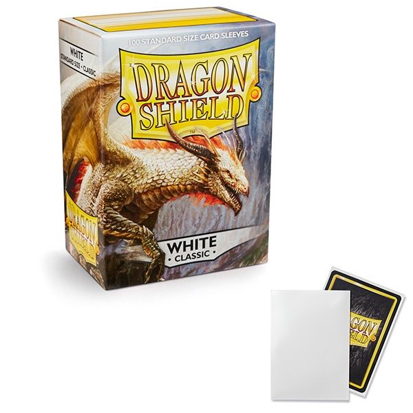 Dragon Shield Sleeves: Standard Classic White (100)