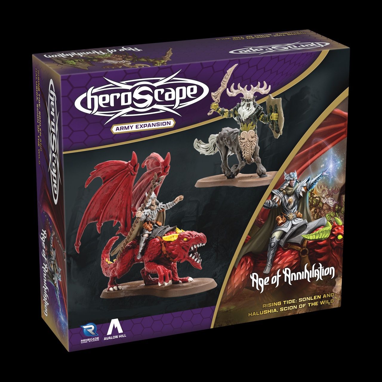 Heroscape: Rising Tide – Sonlen &amp; Halushia, Scion of the Wild Army Expansion