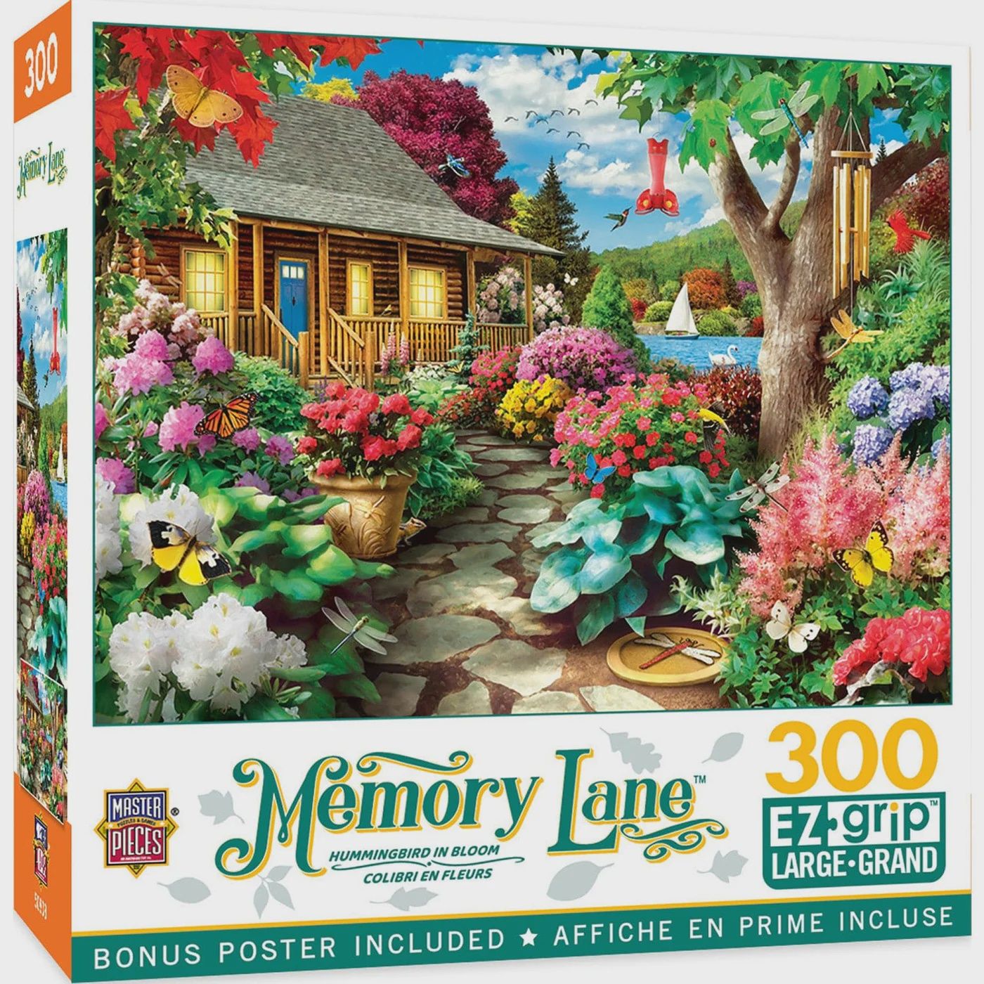 Memory Lane: Hummingbird in Bloom  EZ Grip - 300 Pieces