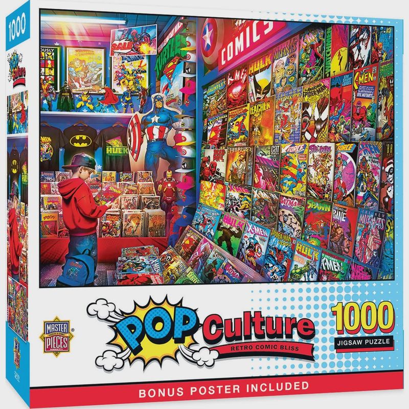 Pop Culture: Retro Comic Bliss - 1000 Pieces