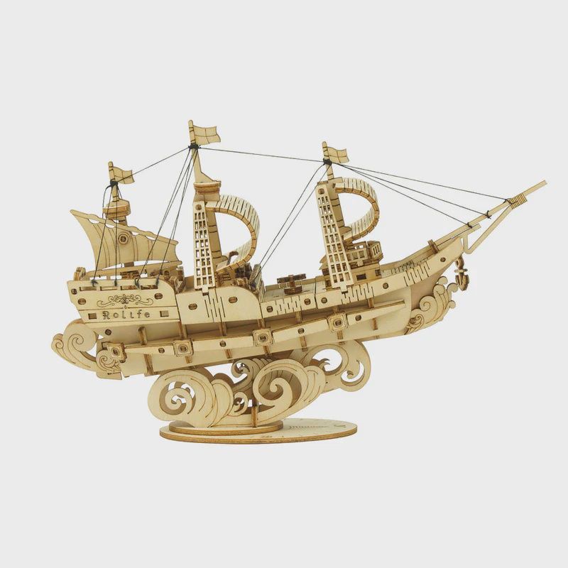 Sailing Ship 3D Wood Puzzle