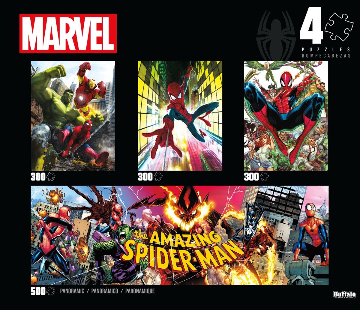 Marvel: Amazing Spider-Man - 4 Puzzles
