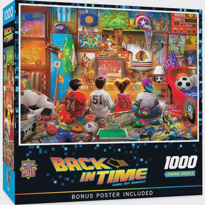 Back in Time: Game Day Hangout - 1000 Pieces