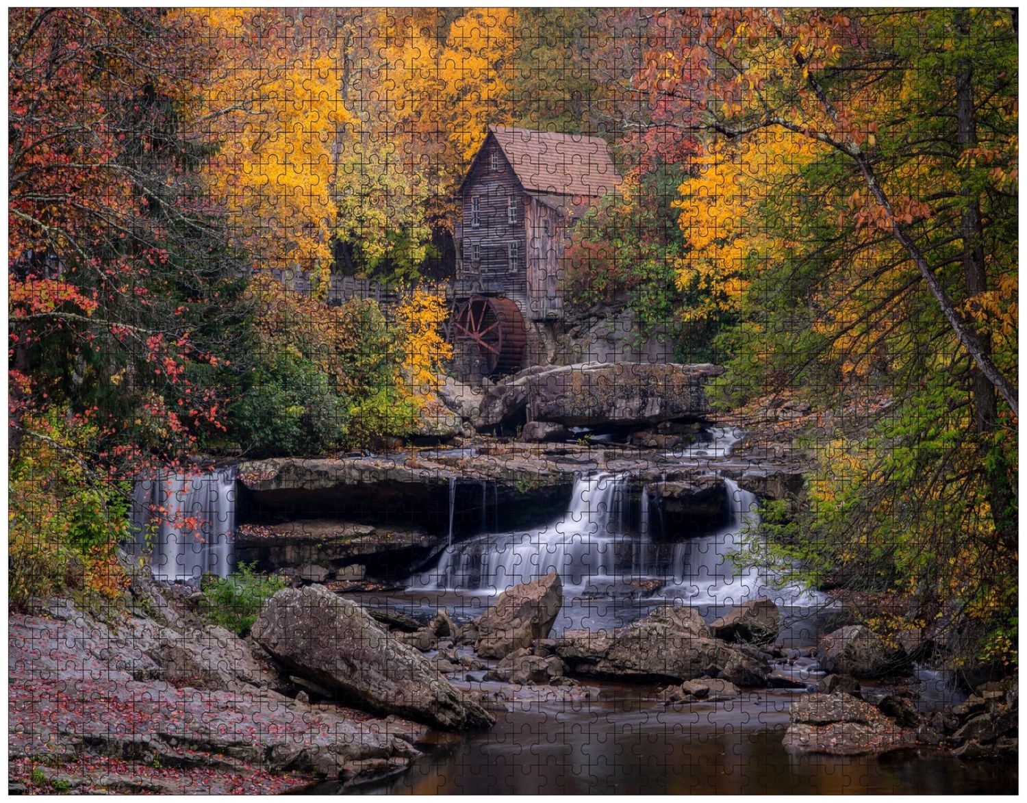Majestic Parks: Glade Creek Grist Mill - 1000 Pieces