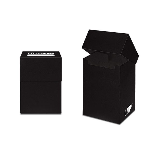 Deck Box: Solid Black 80+