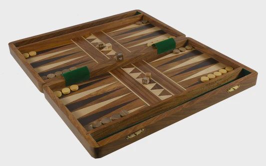 Backgammon - 14&quot;x8&quot; Folding Backgammon Set