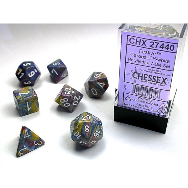 7-Die Set Festive: Carousel/White