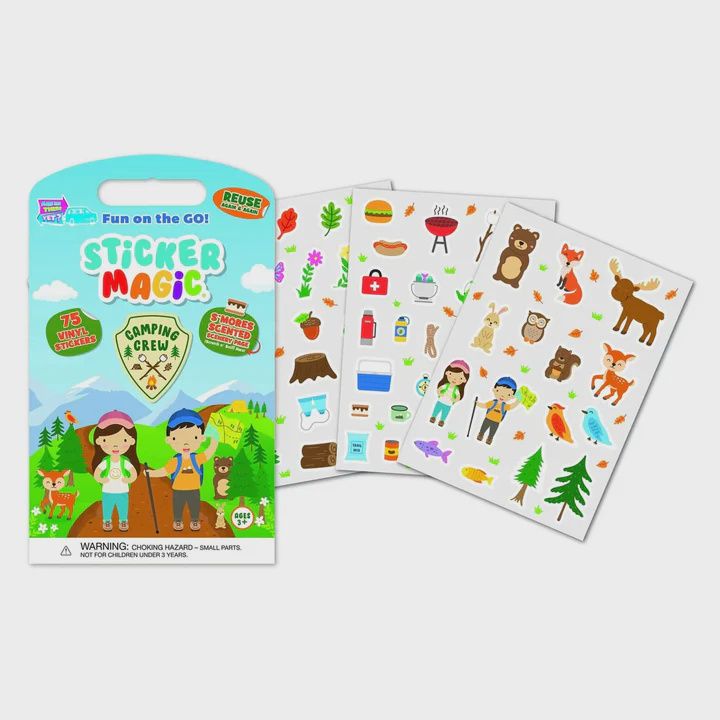 Sticker Magic: Camping Crew