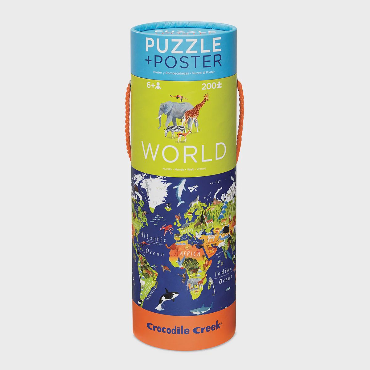 World Animals - 200 Pieces - Poster