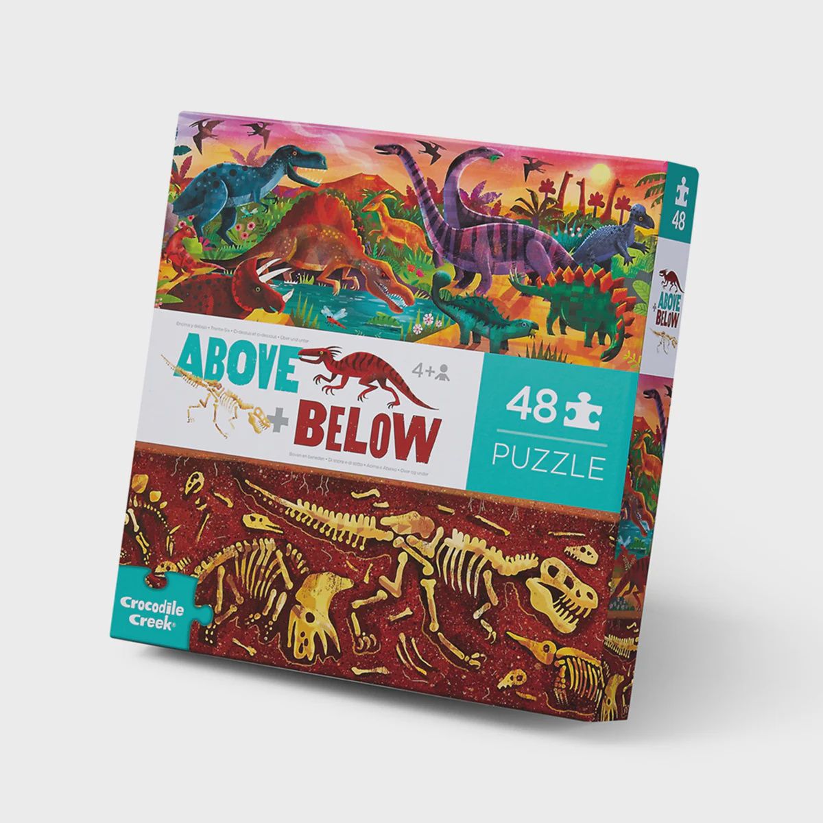 Above and Below Dinosaur World -48 Pieces