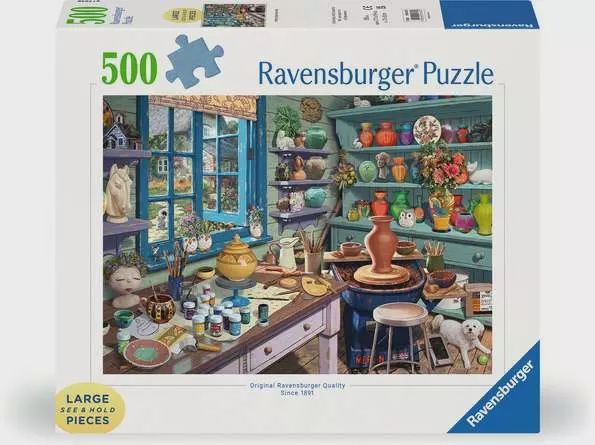 Pottery Studio Sanctuary - 500 Pieces