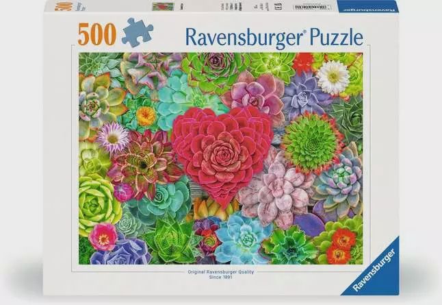 Succulent Love - 500 Pieces