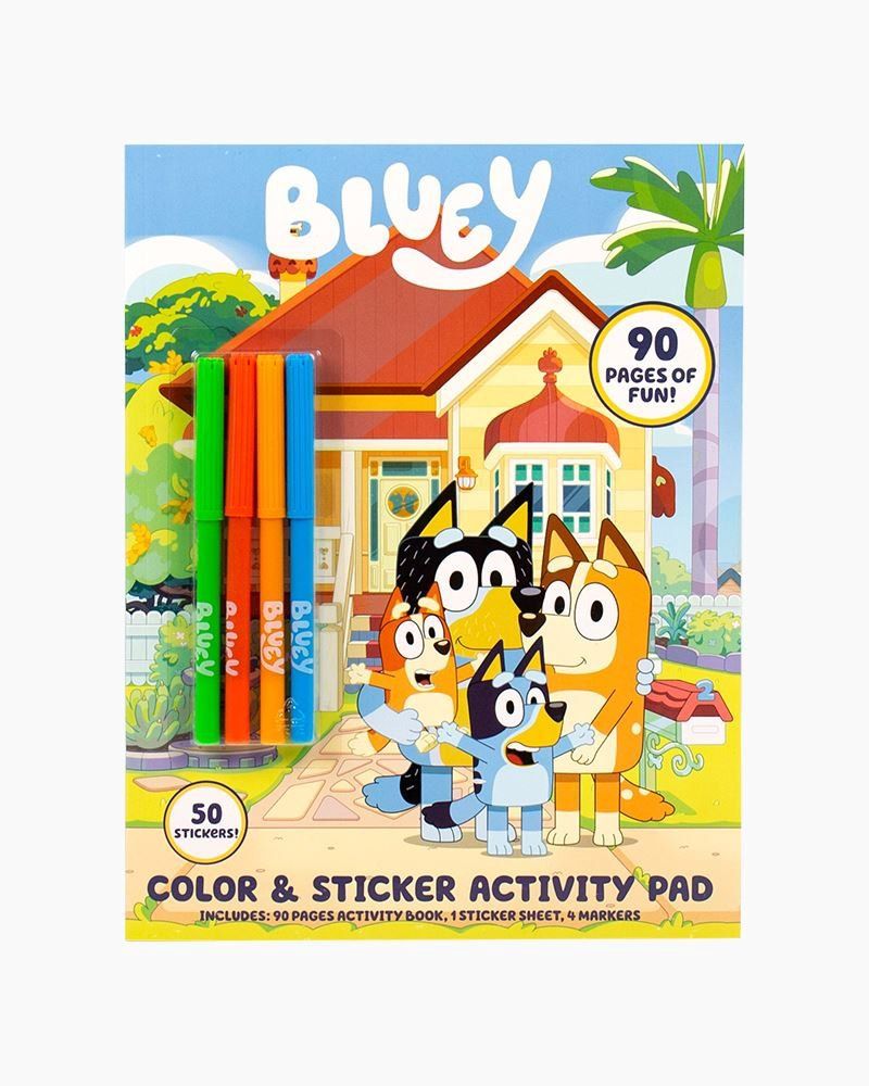Bluey Color &amp; Sticker Playset
