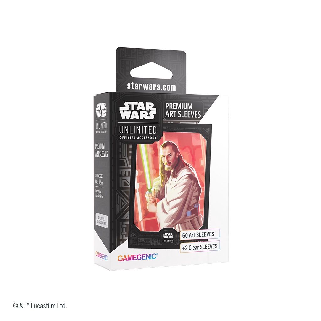 Sleeve: SWU Premium Art Sleeve - Qui-Gon (60)