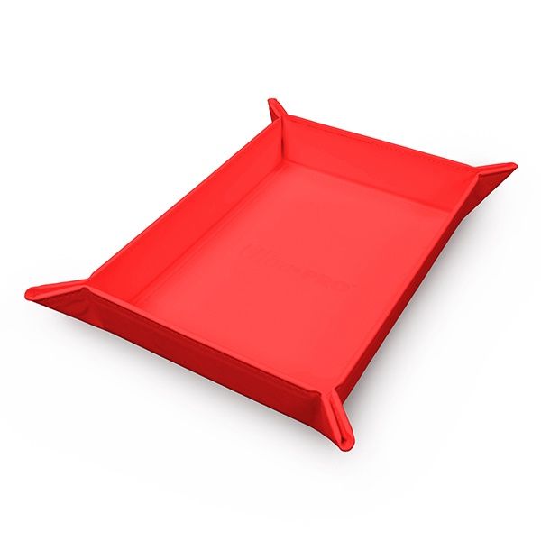 Dice Tray: Vivid Magnetic Foldable Red