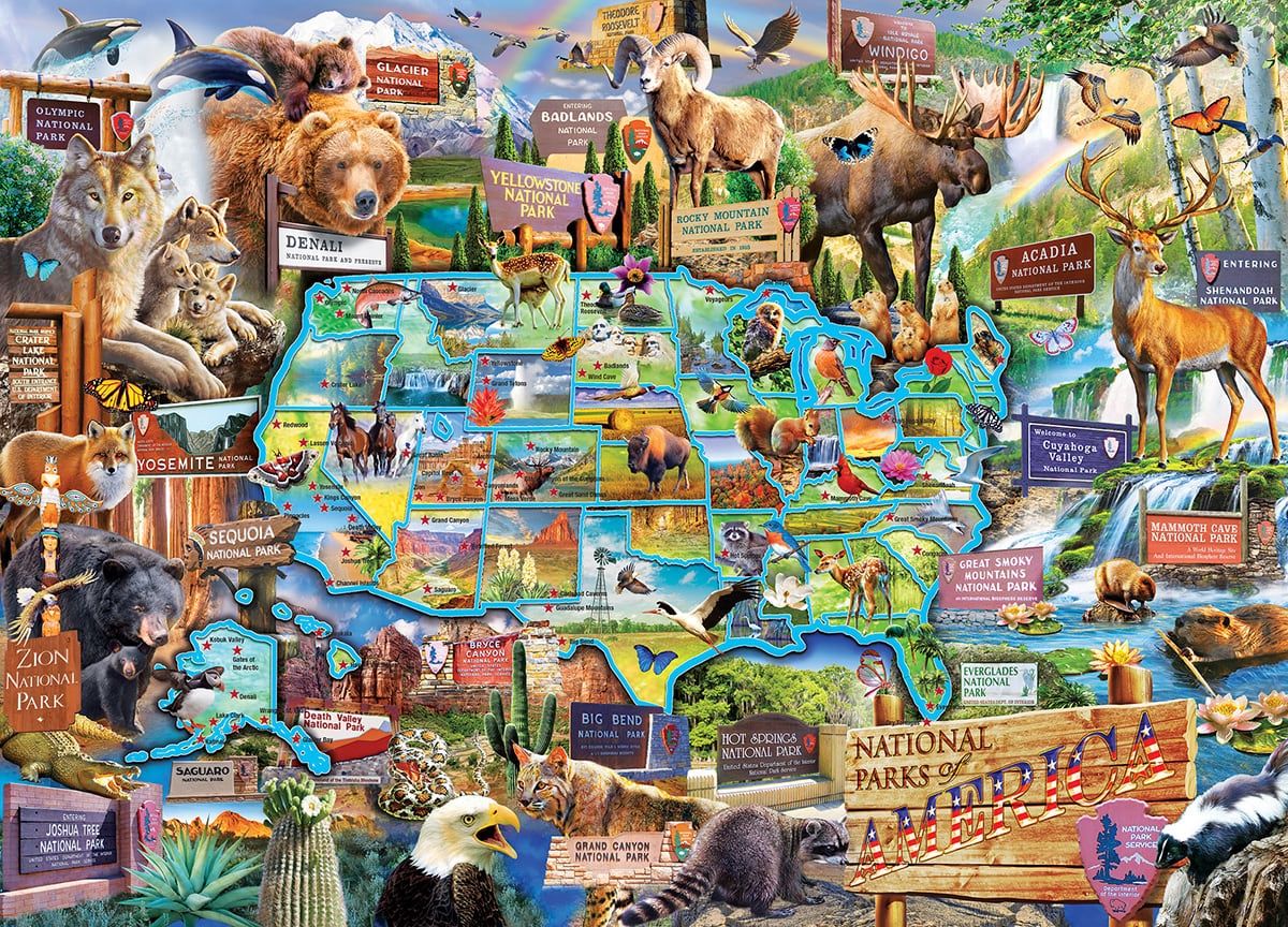 National Parks of America - 1000 Pieces