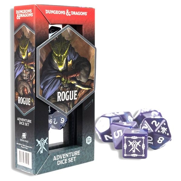 DIE: D&amp;D Adventure Set - Rogue (Purple)