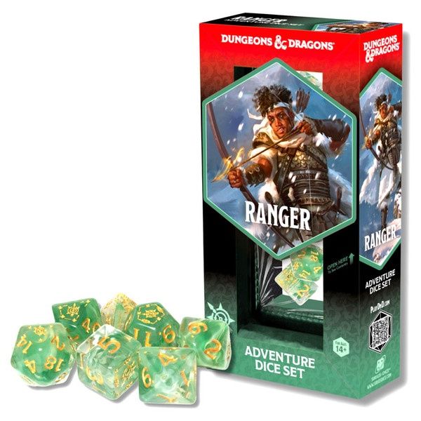 DIE: D&amp;D Adventure Set - Ranger (White/Green)