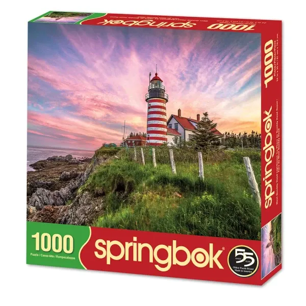 West Quoddy Head Lighthouse - 1000 Pieces