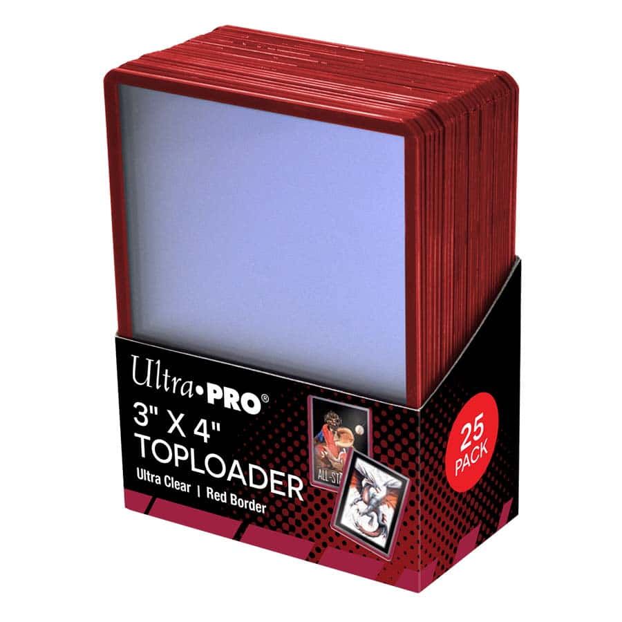 Top Loader: 3x4 Red Border