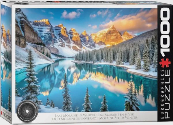 Lake Moraine in Winter - 1000 Pieces