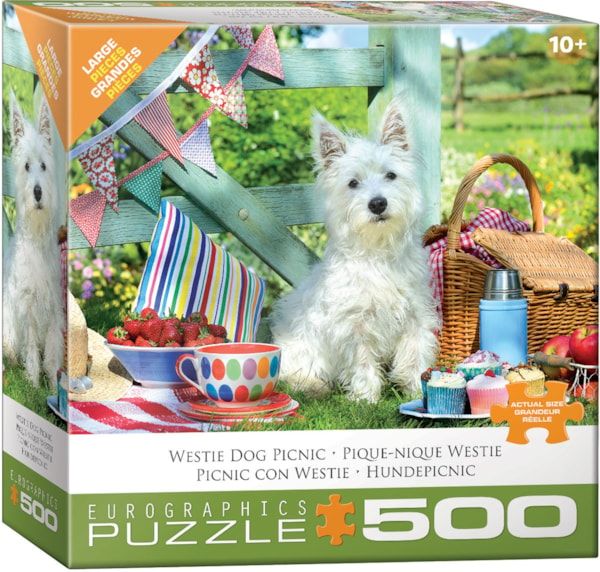 Westie Dog Picnic - 500 Pieces