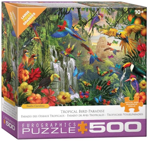Tropical Bird Paradise - 500 Pieces